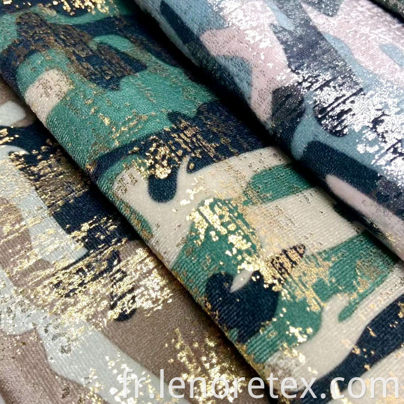 velvet print fabric